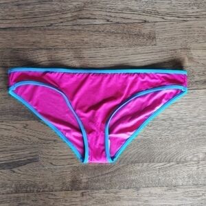 Victoria's Secret Bikini Bottom Hipster Pink Blue New Extra Large